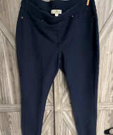 Michael Kors Navy Blue Pull-On Pants XL - Image 1