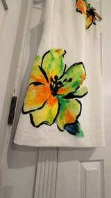 Ralph Lauren Floral Sheath Dress White/Yellow - Image 3