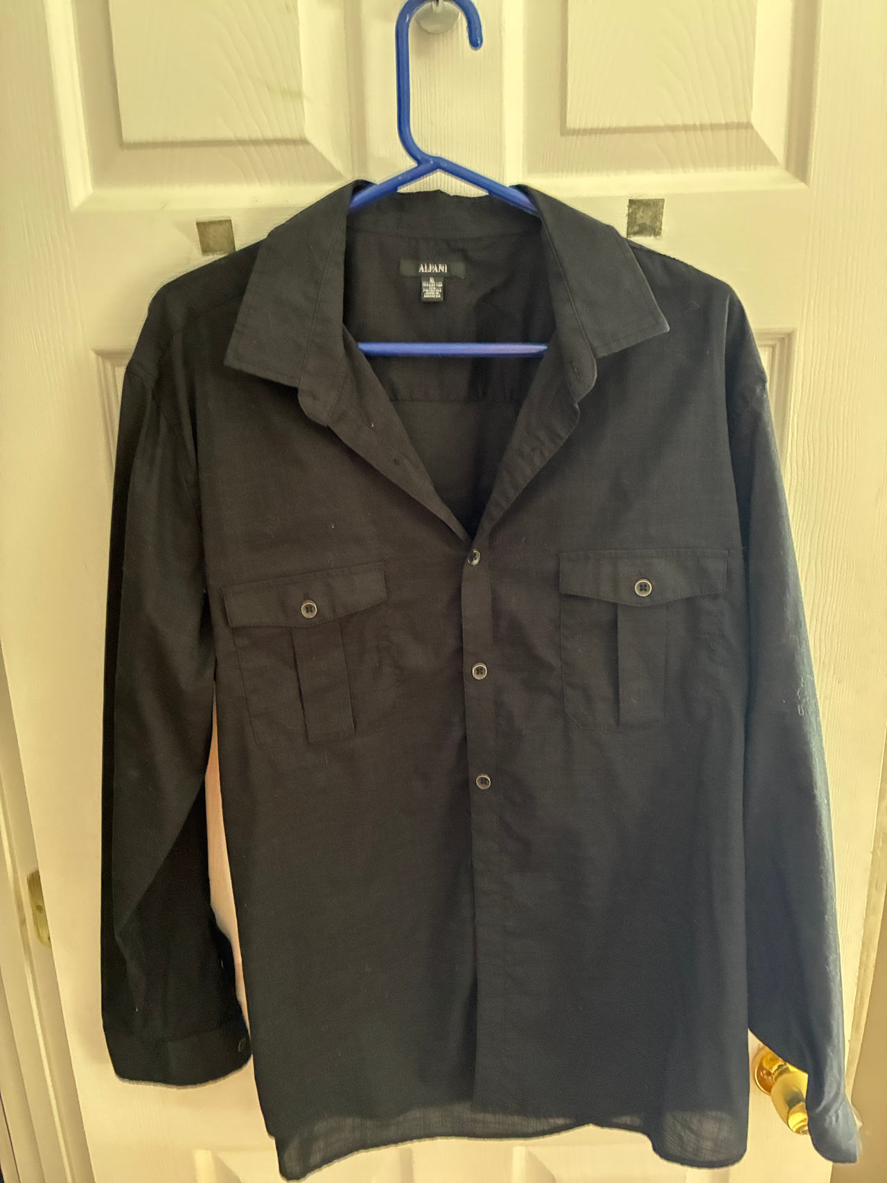 Alfani Men's Long Sleeve Button Down Shirt