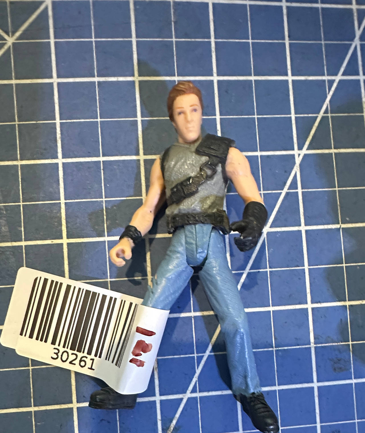 Jurassic Park BILLY BRENNAN vtg action figure.  121