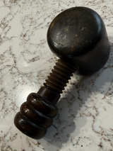 Vintage Italian Wooden Screw Nutcracker - Image 1