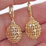 Gold Pineapple Earrings - Image 3