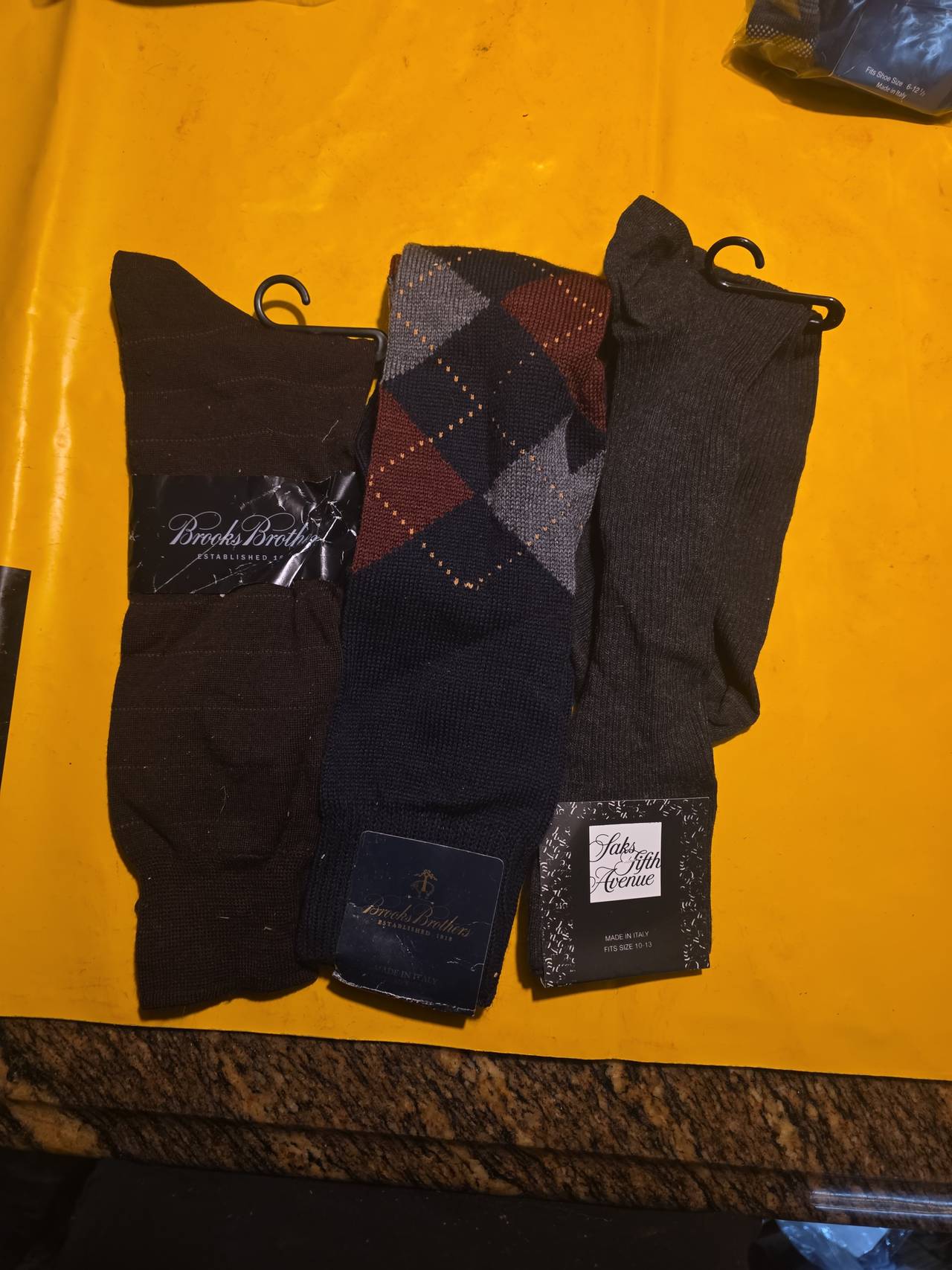 Brooks Brothers and Saks Fifth Avenue Dress Socks#14