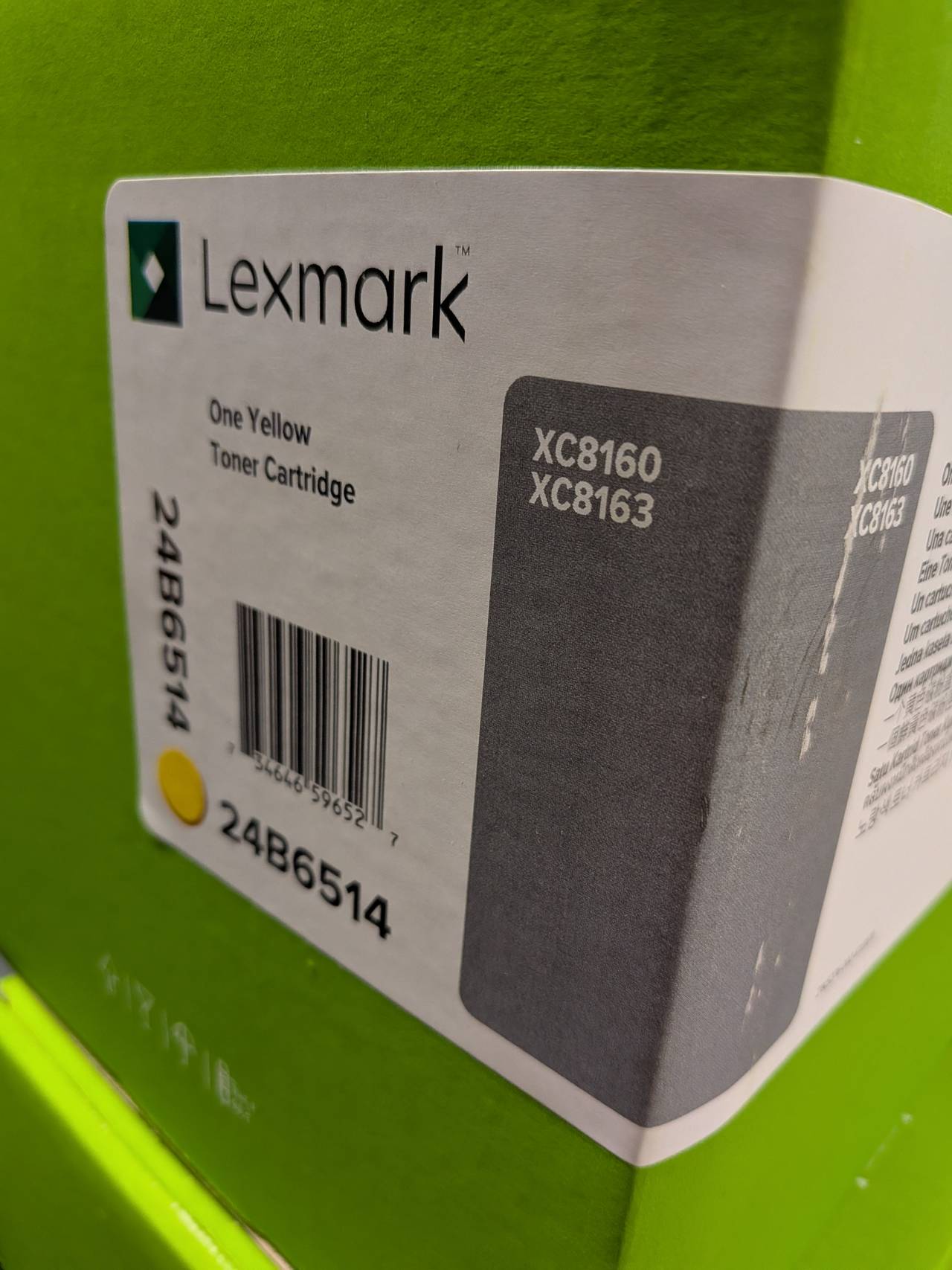 Lexmark 24B6514 Yellow Toner Cartridge