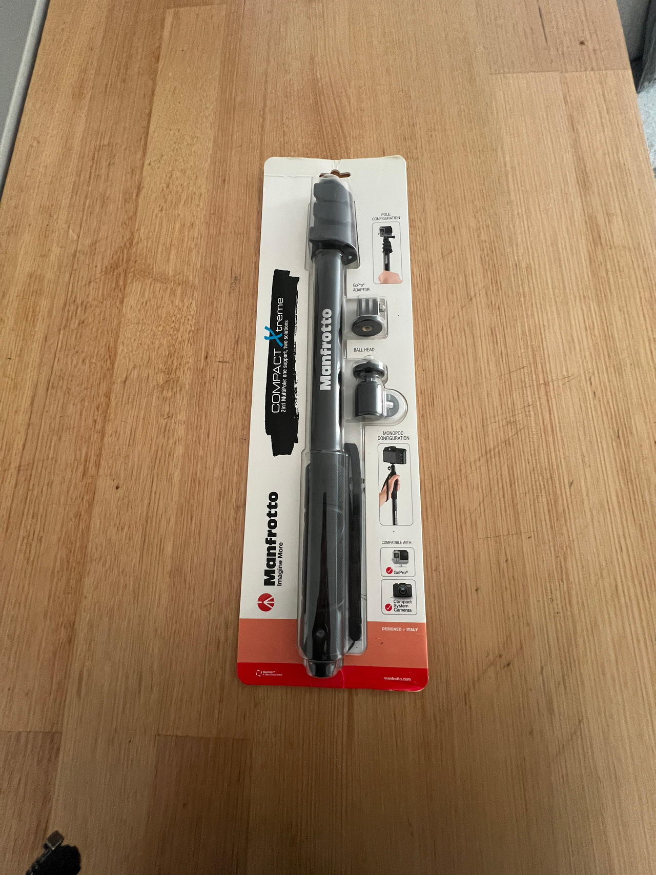 Manfrotto Compact Xtreme 2-in-1 Monopod & Pole