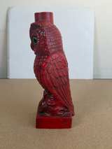Vintage Eric Olsen Red Owl Statue 1968 - Image 4