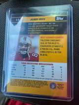 1996 Bowman's Best Jerry Rice Refractor #50 - Image 2