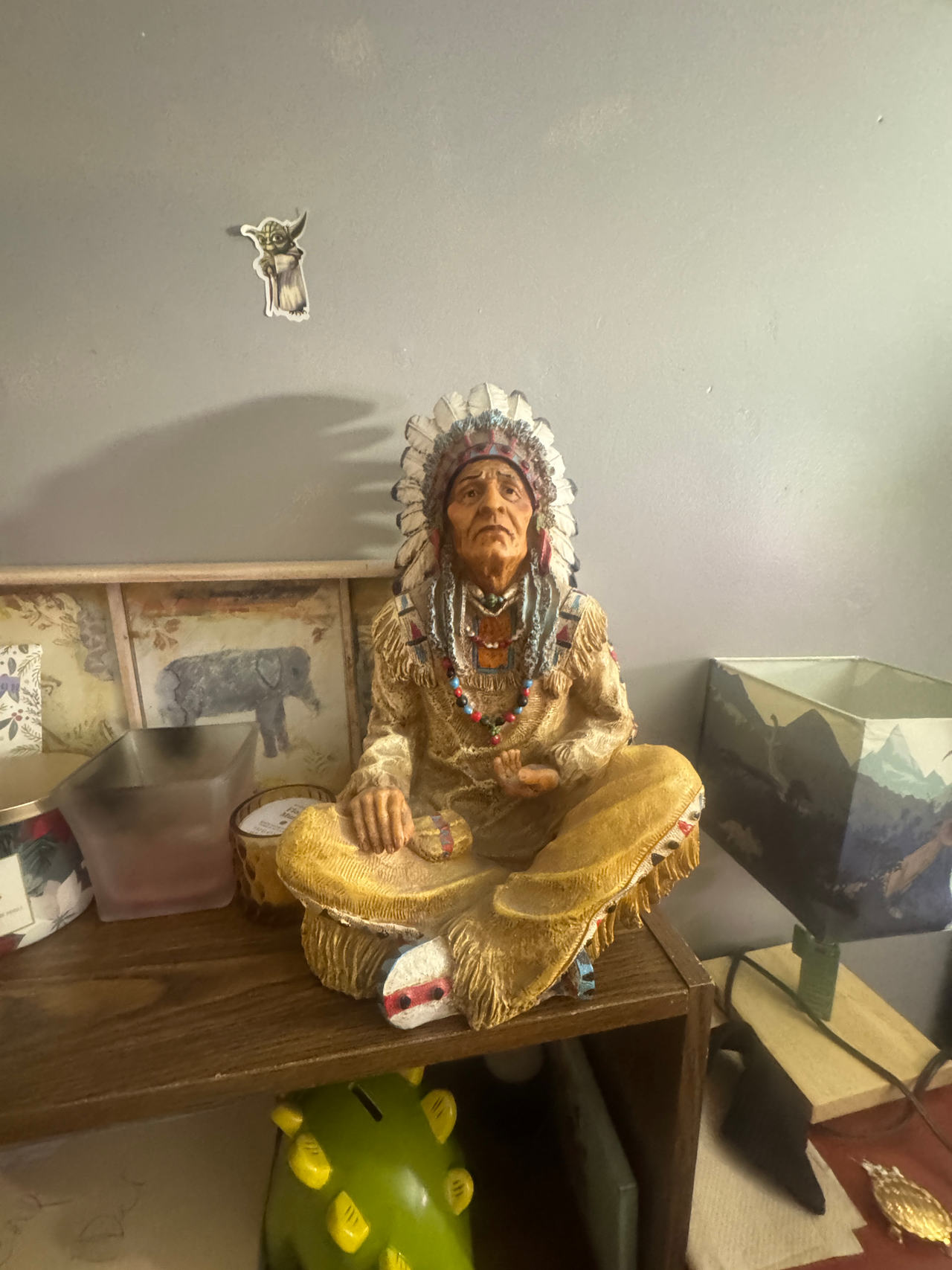 Native American Chief Figurine