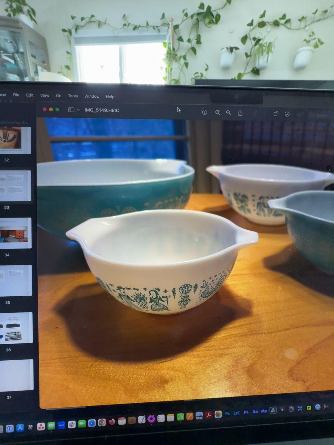 Pyrex Amish Butterprint Cinderella Turquoise Mixing Bowls Set