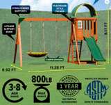 Sportspower Amelia Wooden Swing Set - Image 7