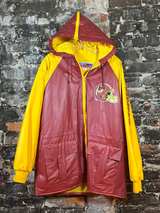 Vintage Washington Redskins Logo 7 Hooded Rain Coat Lined - Image 8