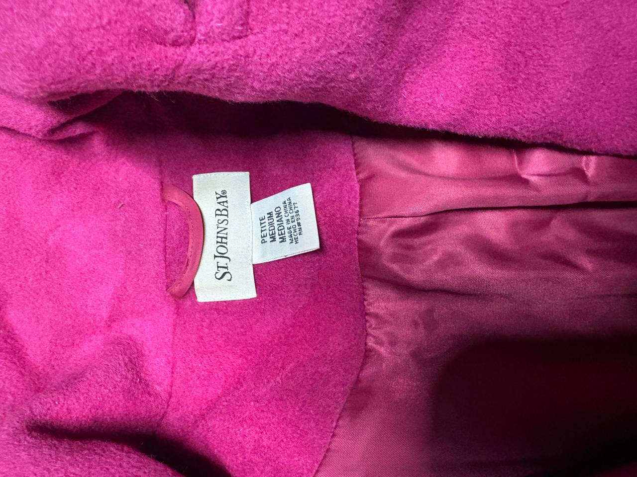 St. John's Bay Women's Wool Blend Coat