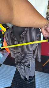 Uniqlo Rayon Striped shirt  dress - Image 5