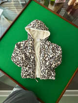 Reversible Leopard Print Sherpa Lined Jacket 5T - Image 2
