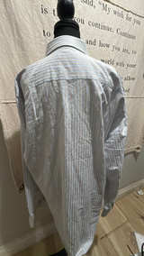 Ermenegildo Zegna Stripe Shirt Blue 42/16.5 - Image 2