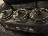 Kitchen Selectives Triple Slow Cooker - Image 1