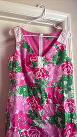 Island Republic Sleeveless Floral Dress with Lace Trim Size 10 - Image 4