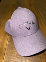 Callaway Women's Liquid Metal Adjustable Hat Heather Grey/Pink - Image 5
