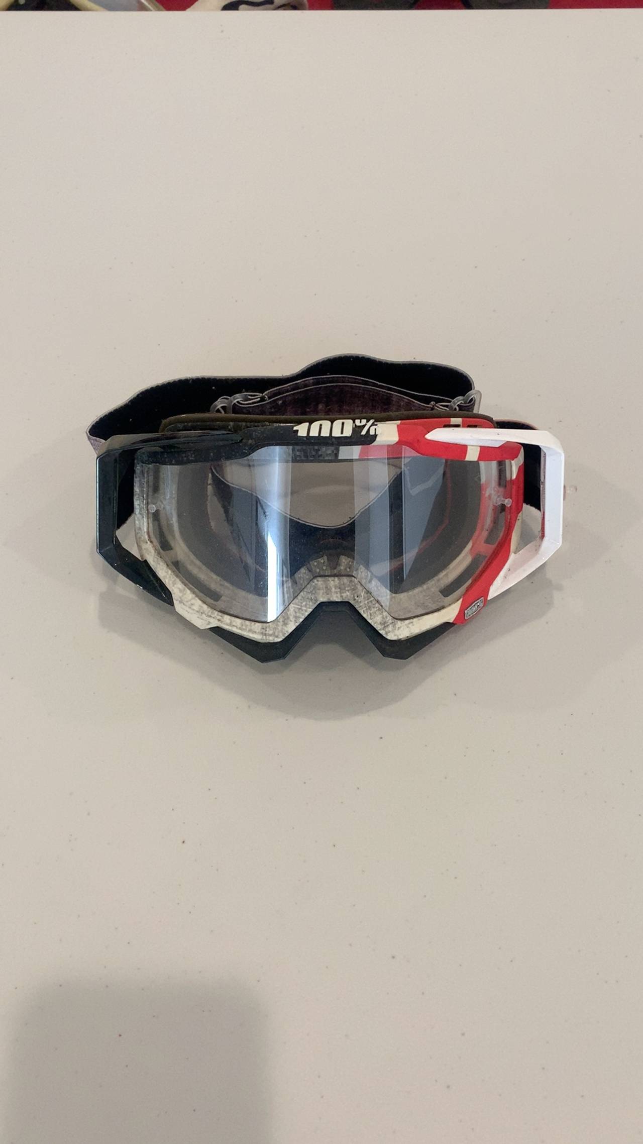 Fox Racing Airspace Black Motocross Goggles