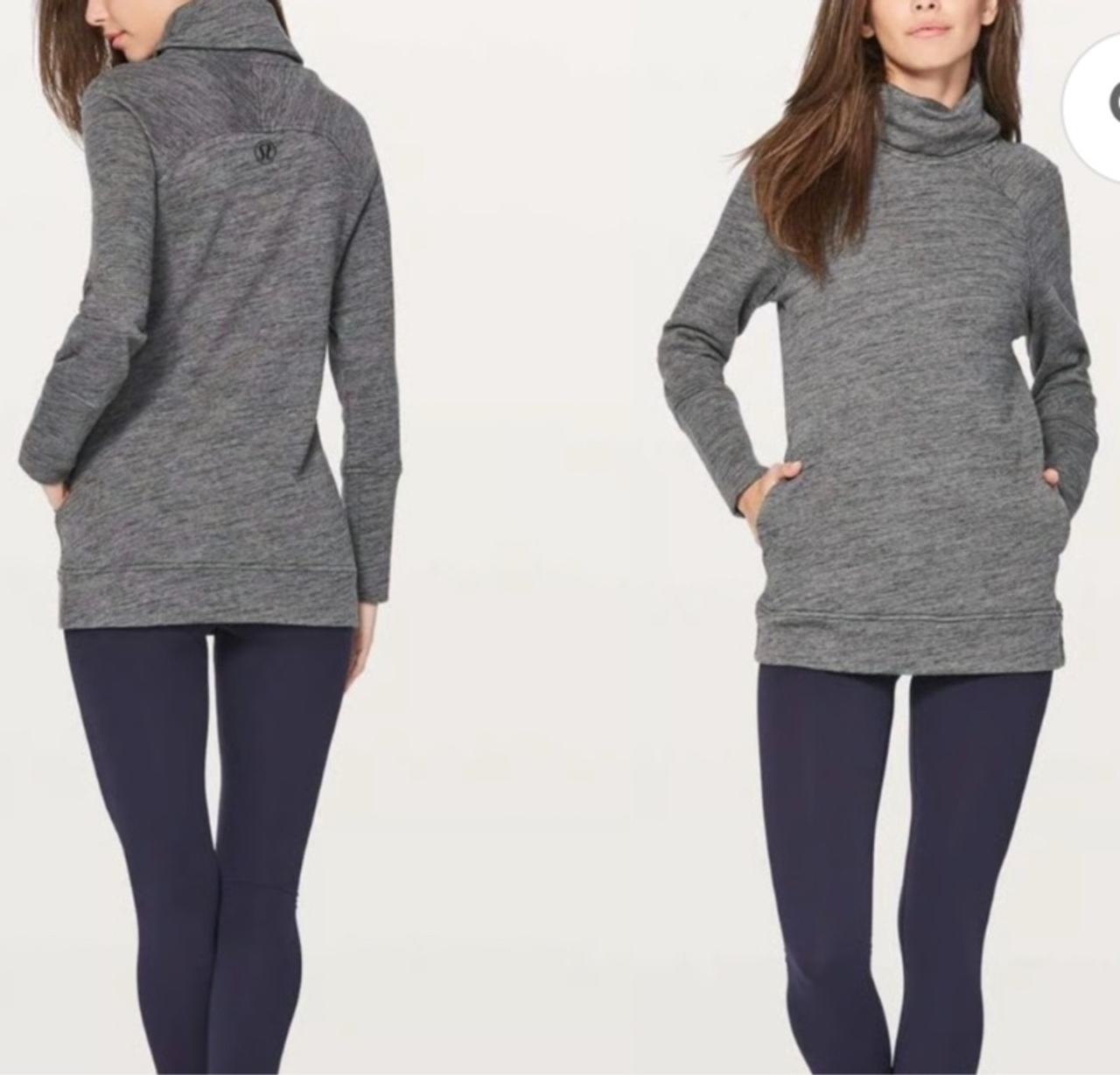 Lululemon To You Tunic Dark Grey Size 8