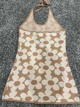 Floral Knit Halter Dress - Image 2