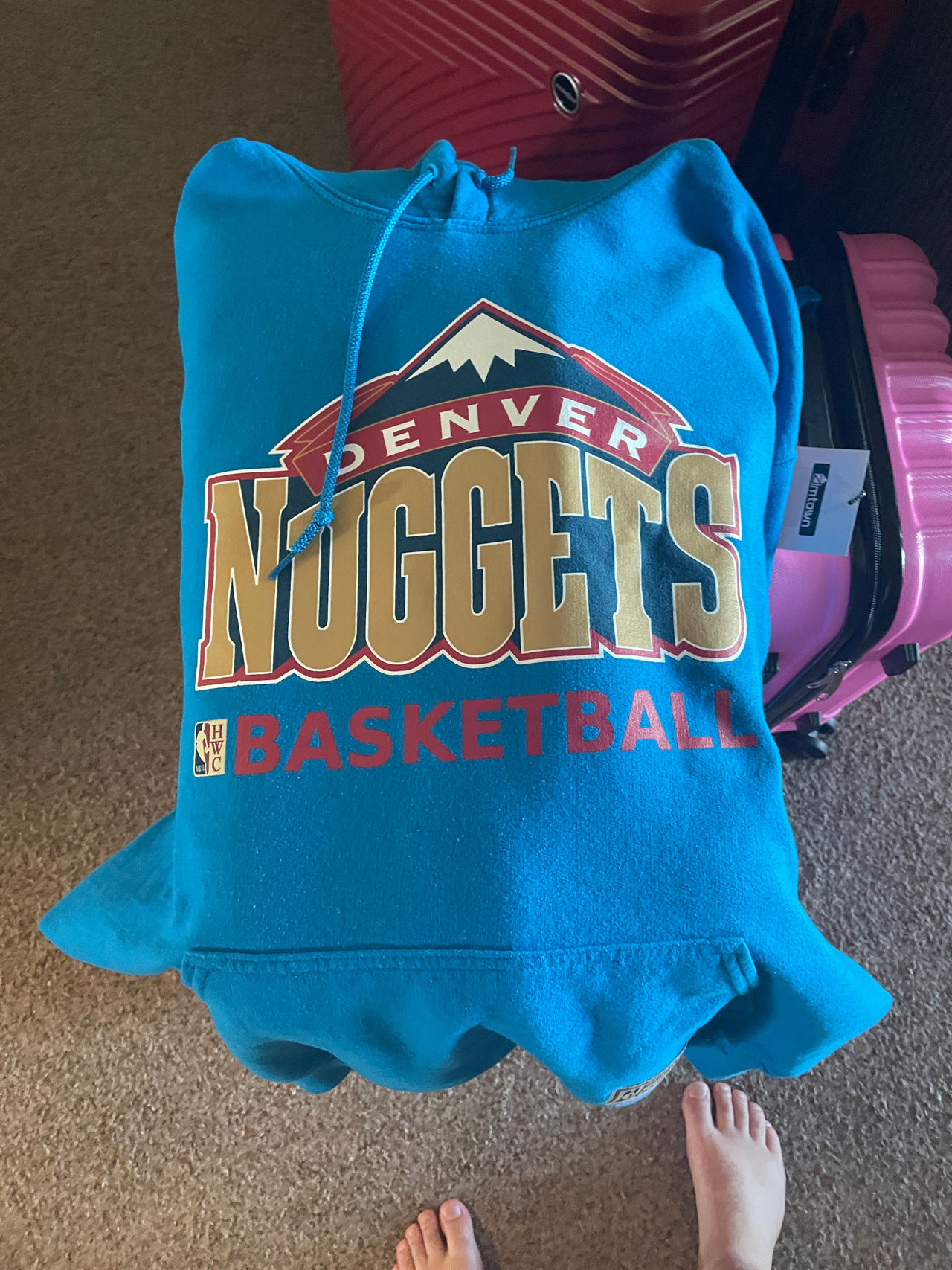 Denver Nuggets Hardwood Classics Pullover Hoodie