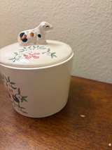 Vintage Ceramic Lidded Jar with Cow Finial - Image 2