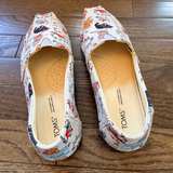TOMS Alpargata Holiday Cats Slip-On Shoes women’s size 8W - Image 6