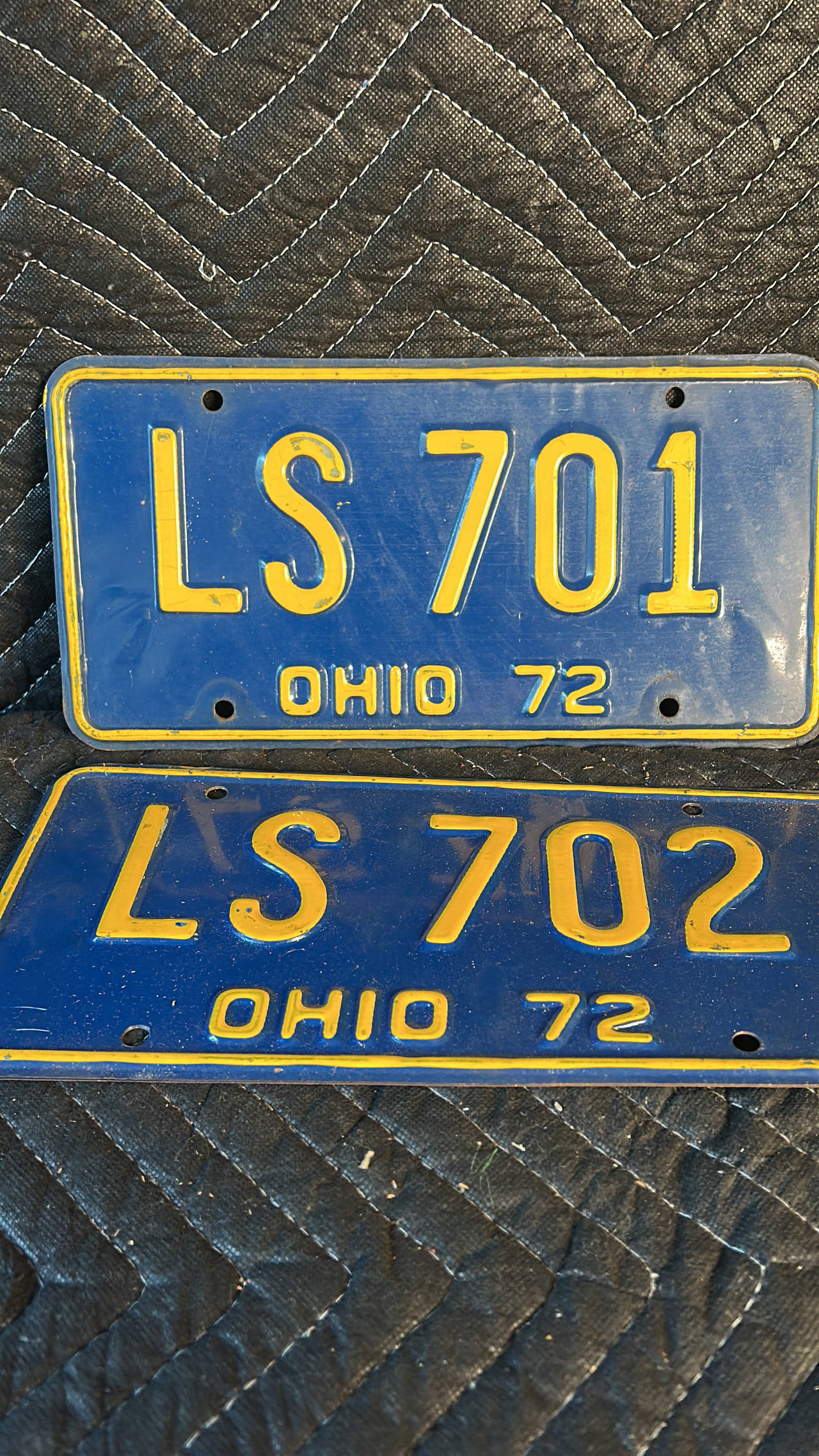 1972 Ohio License Plate
