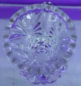 Diamond and Fan Cut Crystal Toothpick Holder/Bud Vase - Image 2