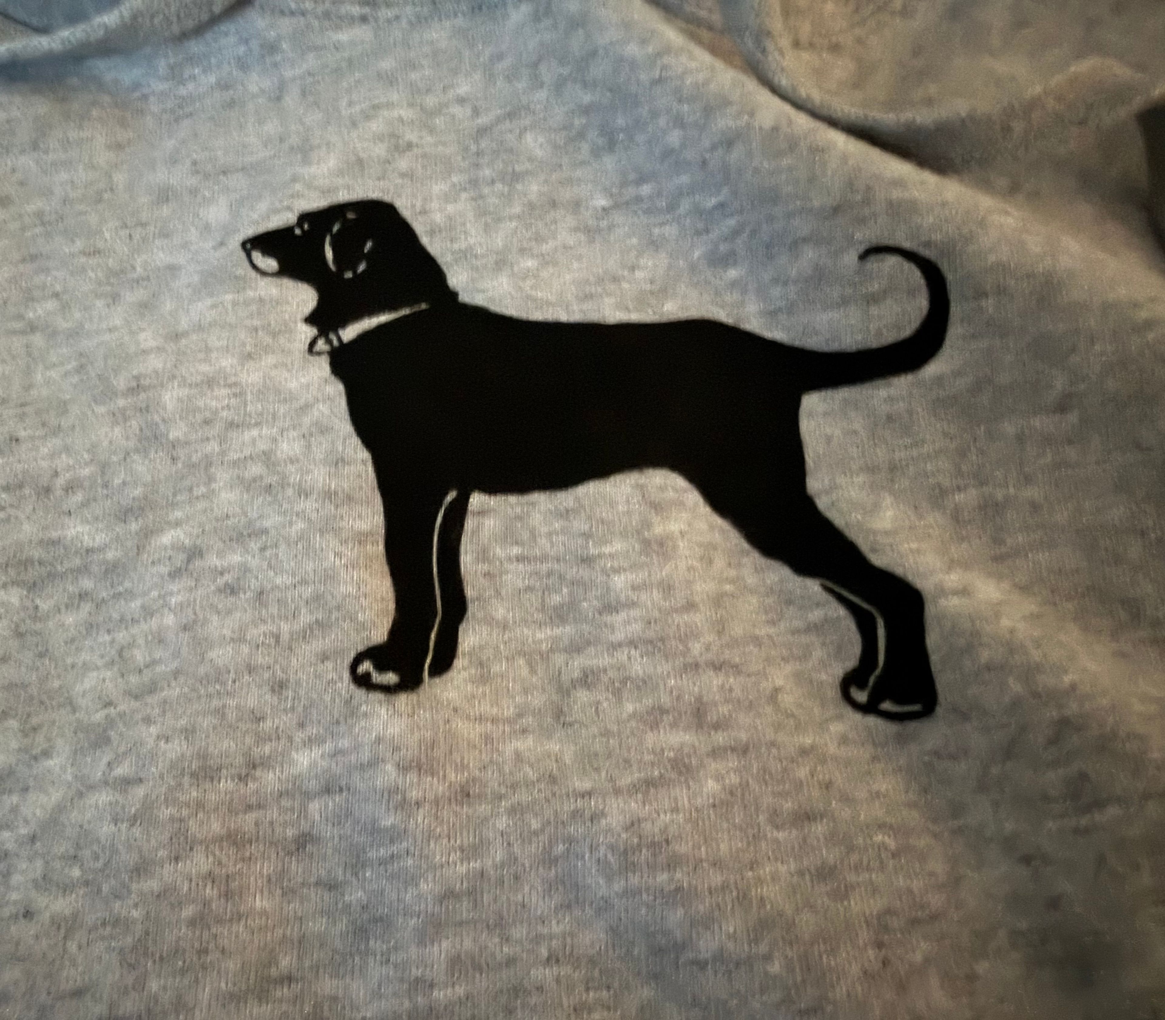 The Black Dog Legacy Collection Medium Gray Hoodie - Image 2