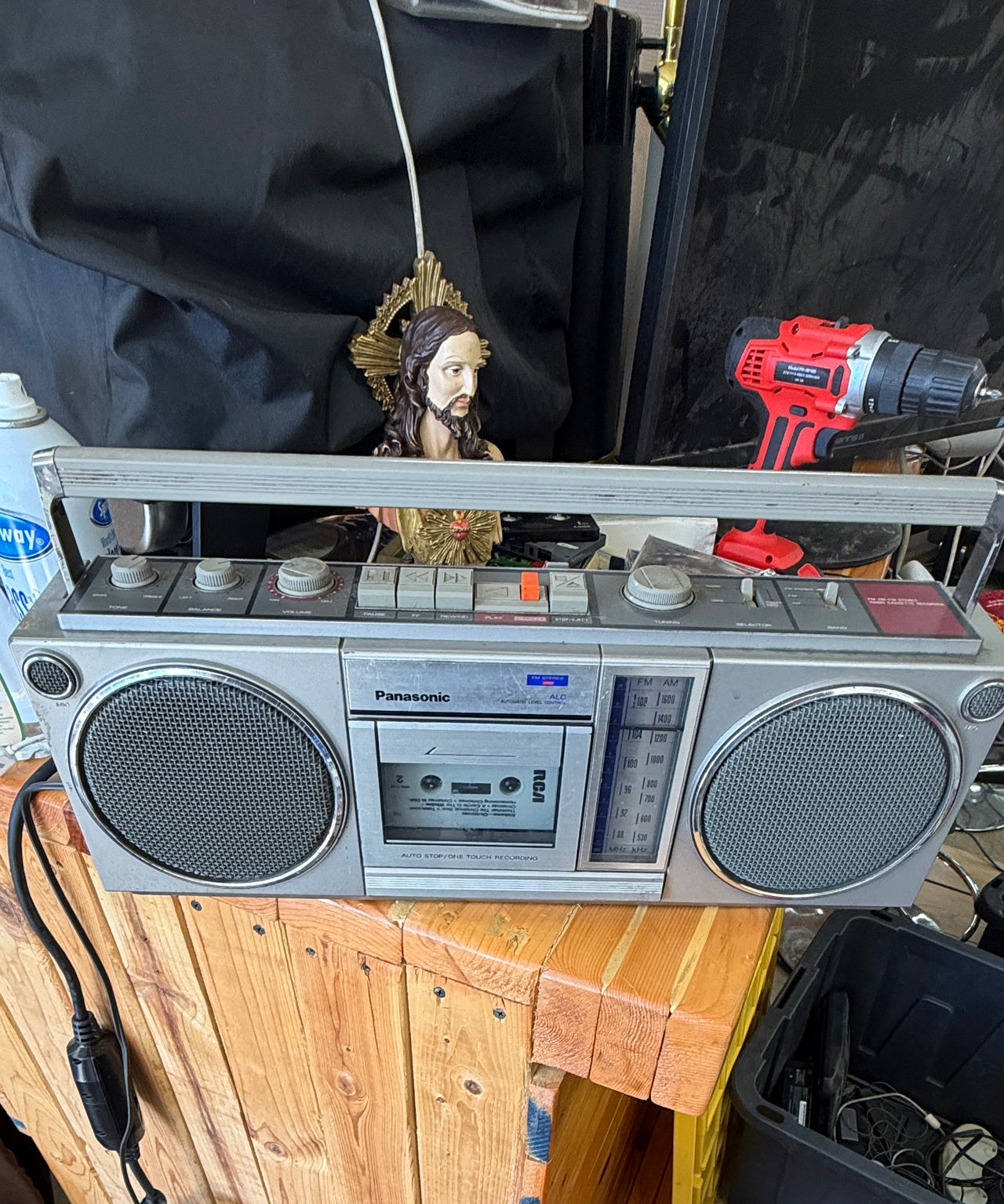 Panasonic RX-4930 FM/AM Cassette Recorder Boombox