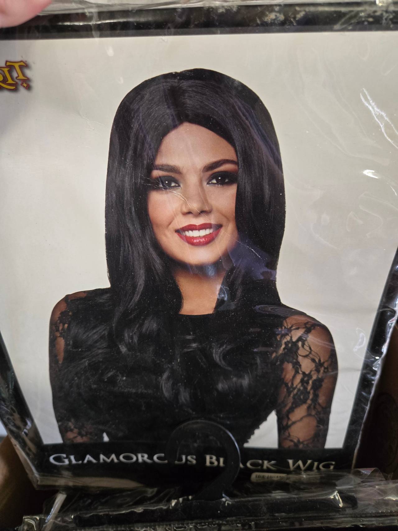Spirit Halloween Glamorous Black Wig
