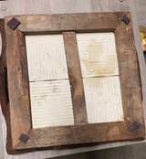 Wooden Serving Tray with Decorative Ceramic Tiles - Image 2