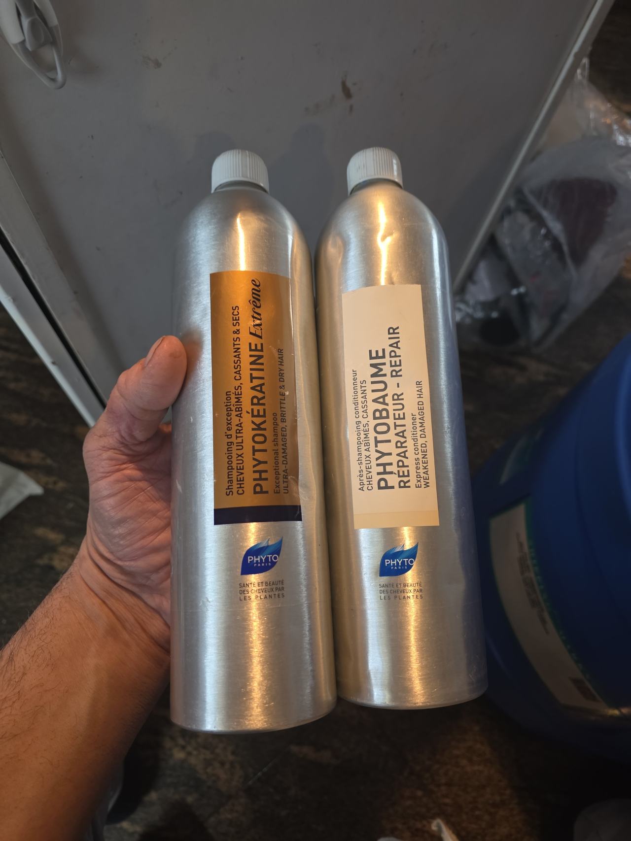 Phyto Paris Phytokeratine Extreme Shampoo& Phytobaume Repair Conditioner liters