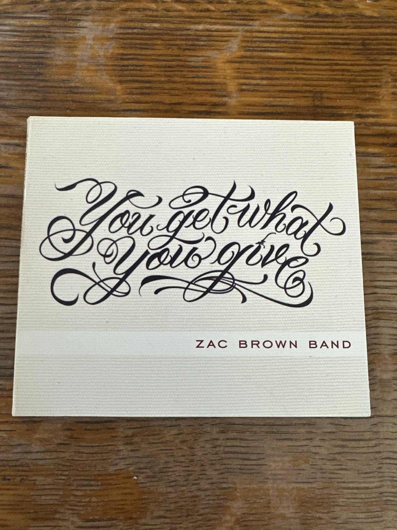 Zac Brown Band - You Get What You Give CD