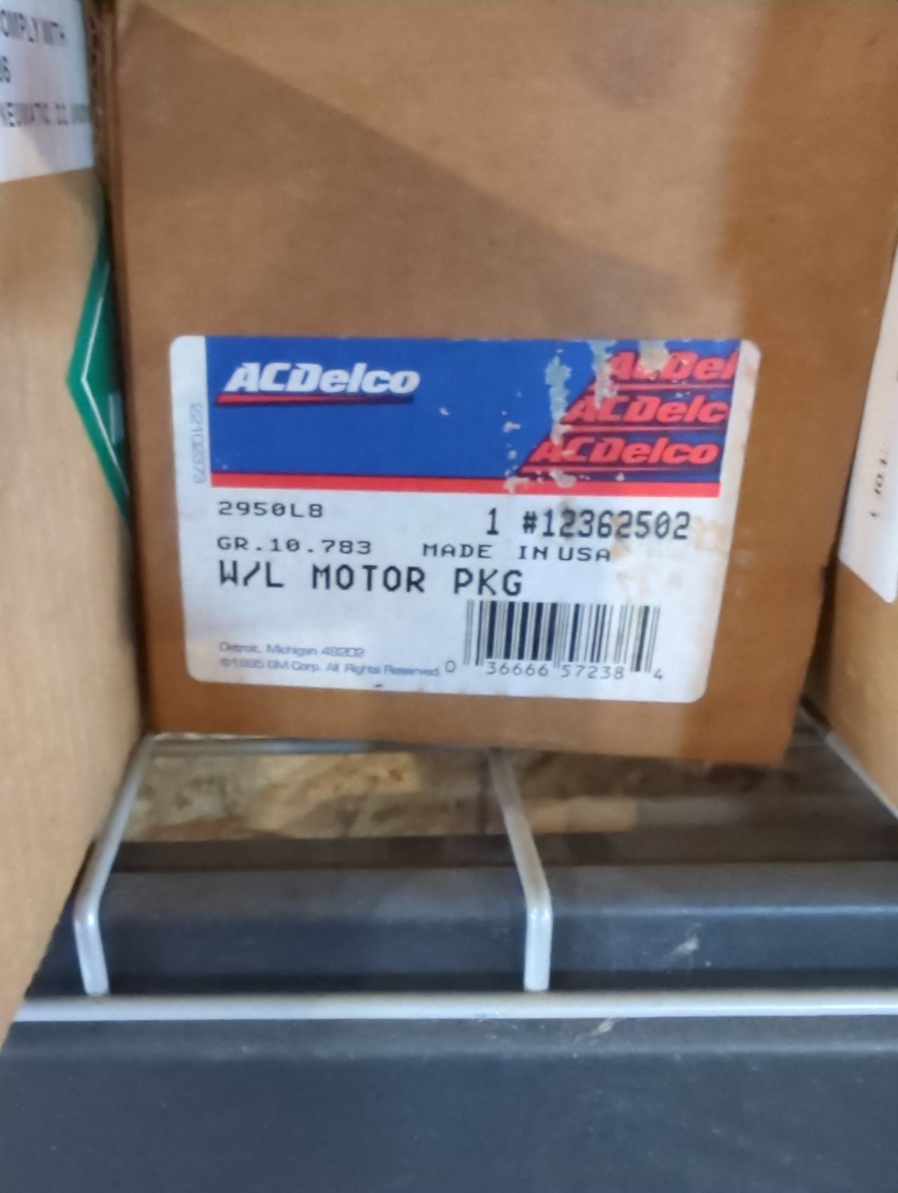 ACDelco 12362502 Windshield Wiper Motor Package