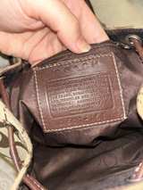 Coach Signature Canvas Backpack - Image 2