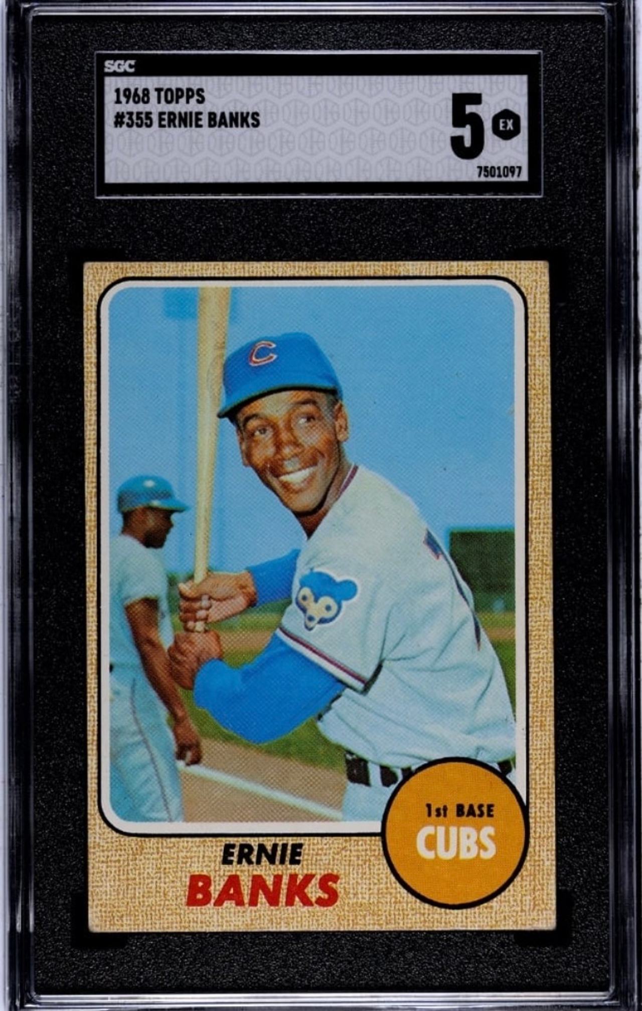 1968 Topps Ernie Banks #355 SGC 5