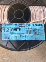 Encore Wire 12 AWG Stranded THHN/THWN-2 White Copper Wire 500 ft Spool - Image 2