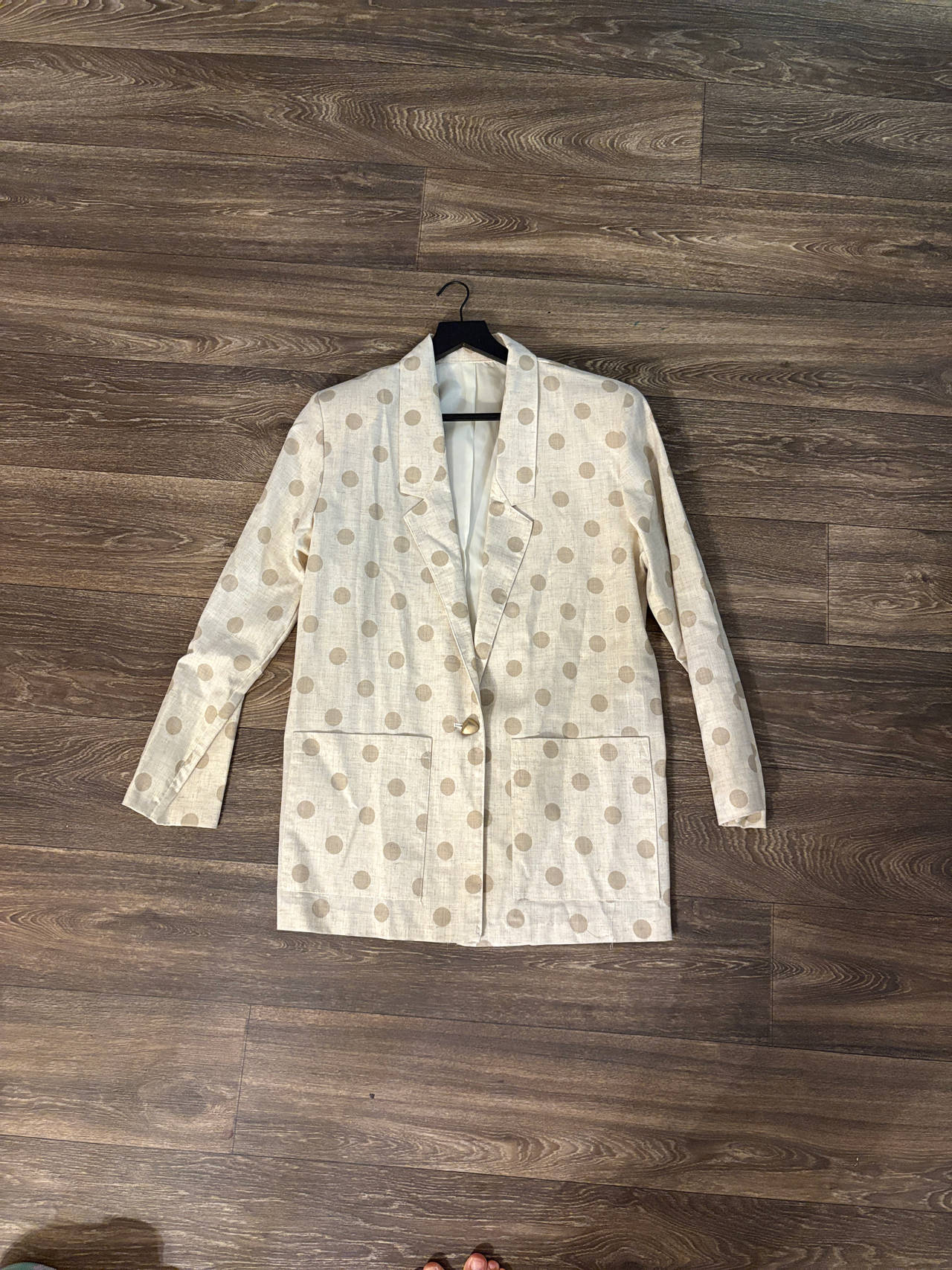 Polka Dot Blazer