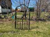 Metal Garden Arch with Gate - Image 2