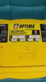 (AGM) Optima YellowTop DH7 Dual Purpose Battery - Image 1