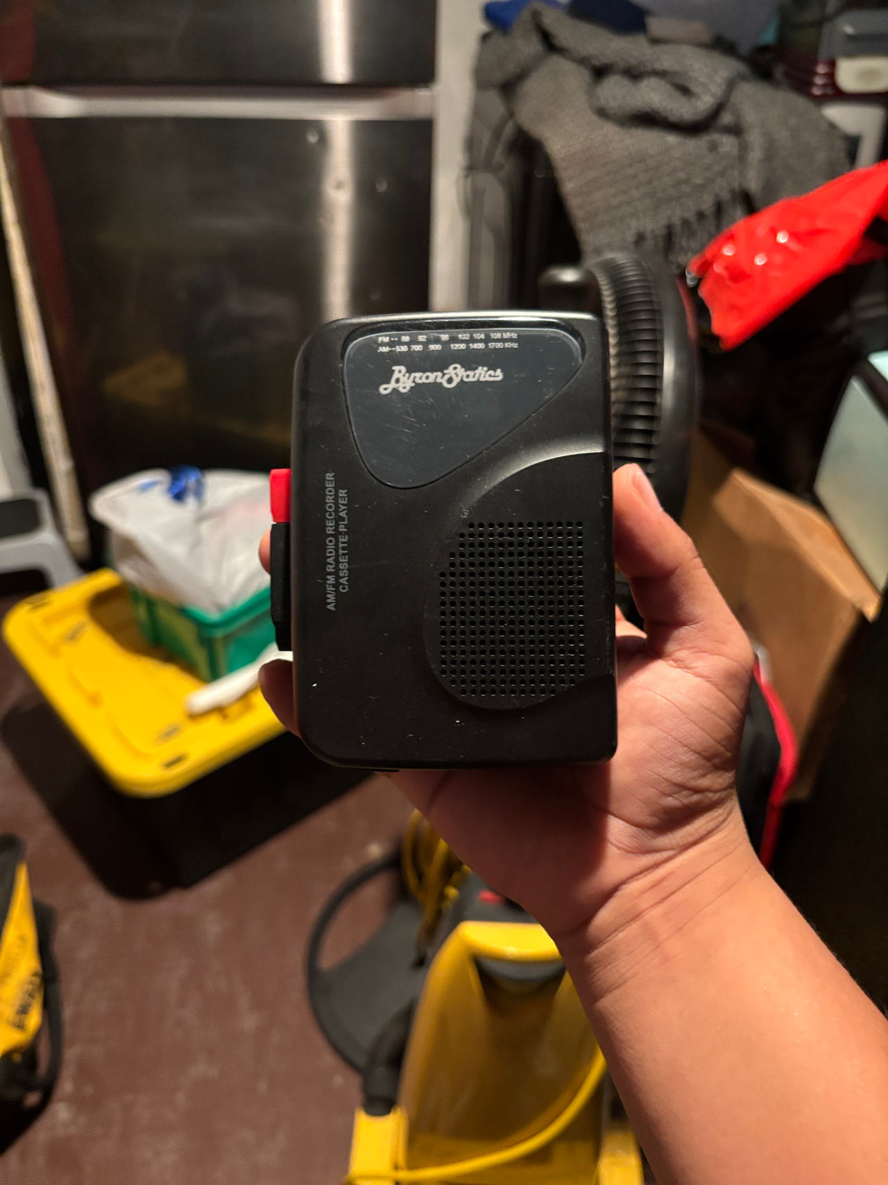 Byron Statics AM/FM Radio Cassette Player
