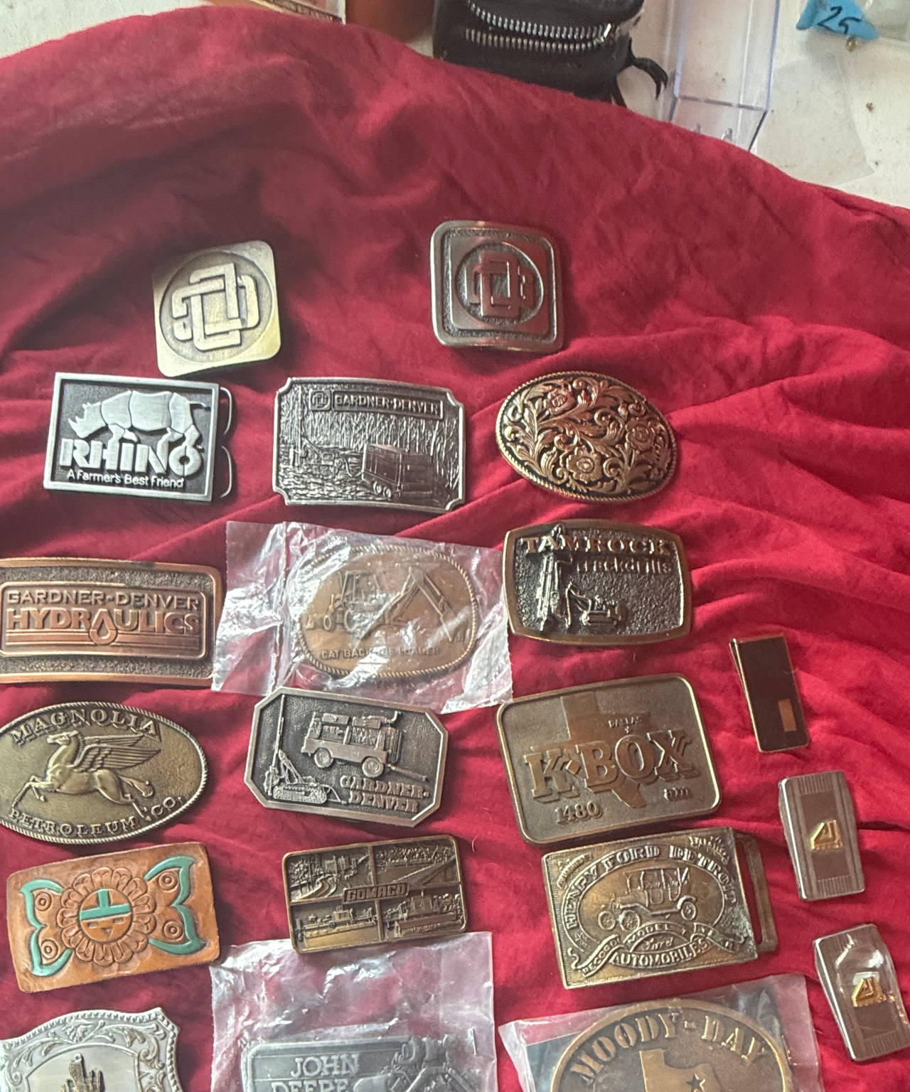 Vintage Advertising and Western Belt Buckle Collection