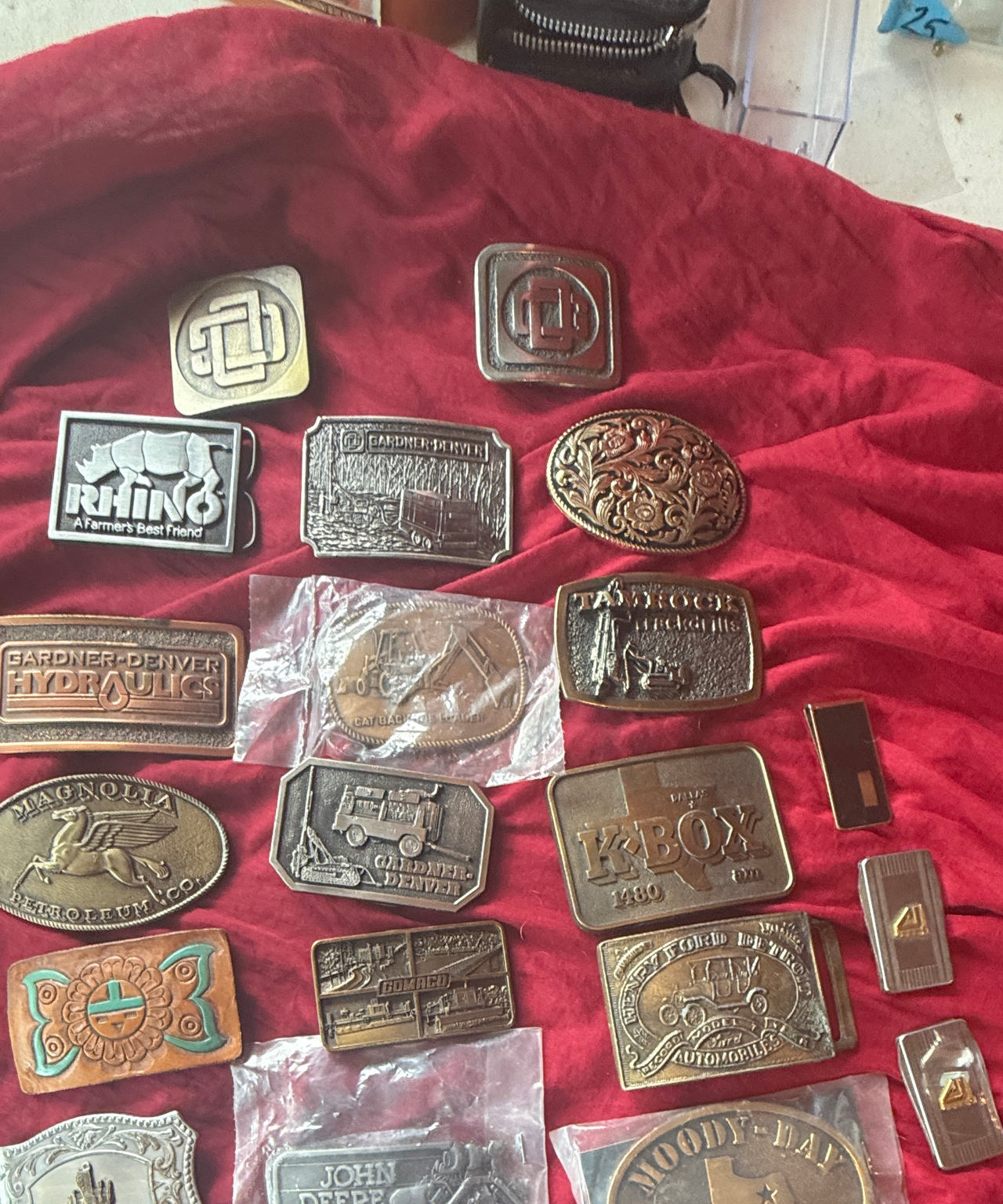 Vintage Advertising and Western Belt Buckle Collection