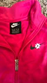 Nike Girls' Pink Peplum Zip-Up Jacket new with tags size 6 - Image 3