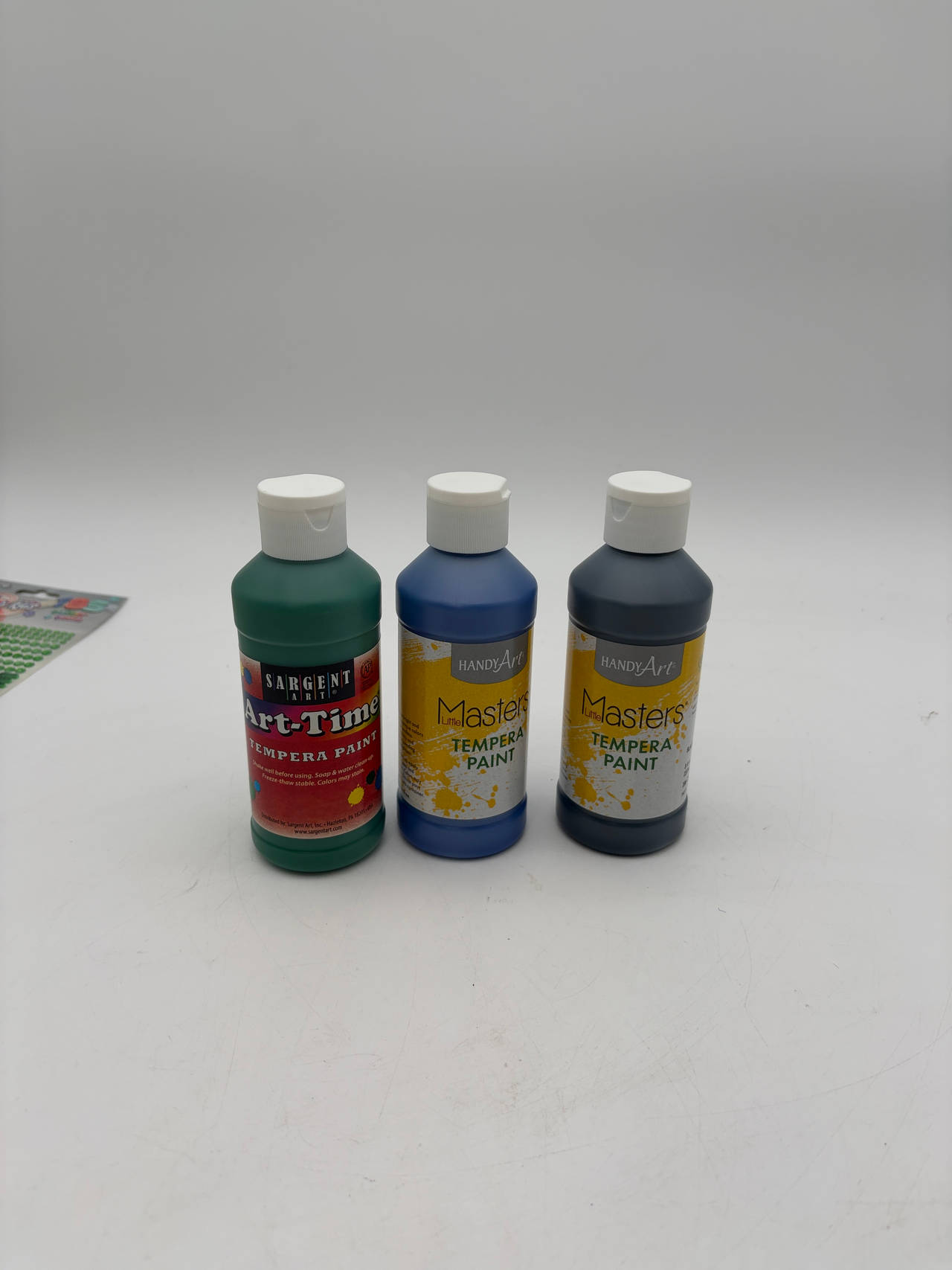 Tempera Paint Bottles