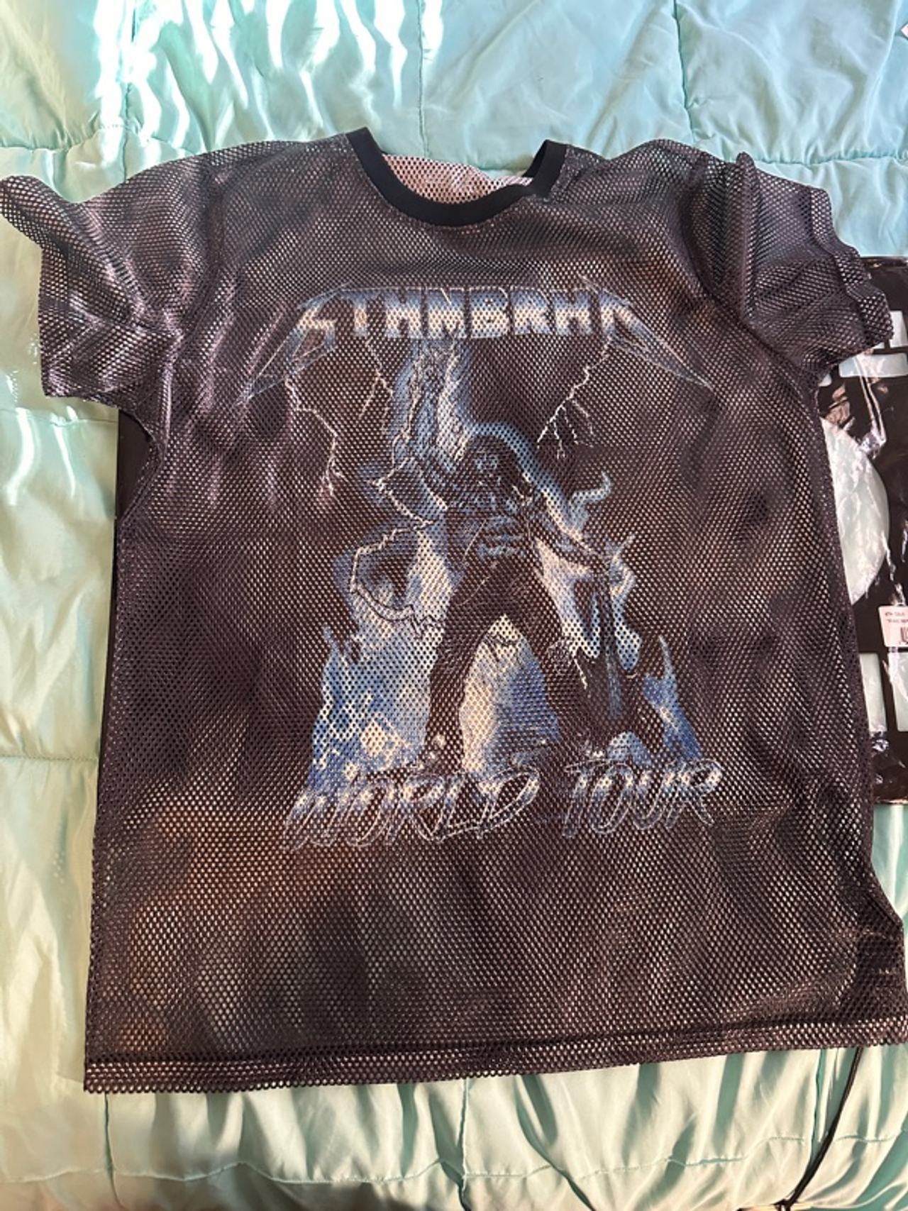 6thNBRHD Hard Rock Mesh Tee Black