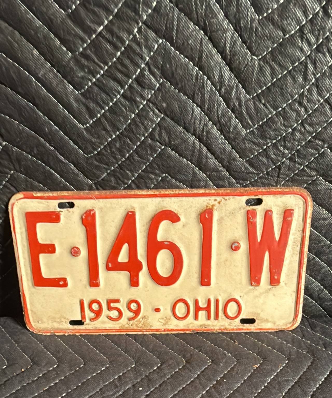 1959 Ohio License Plate